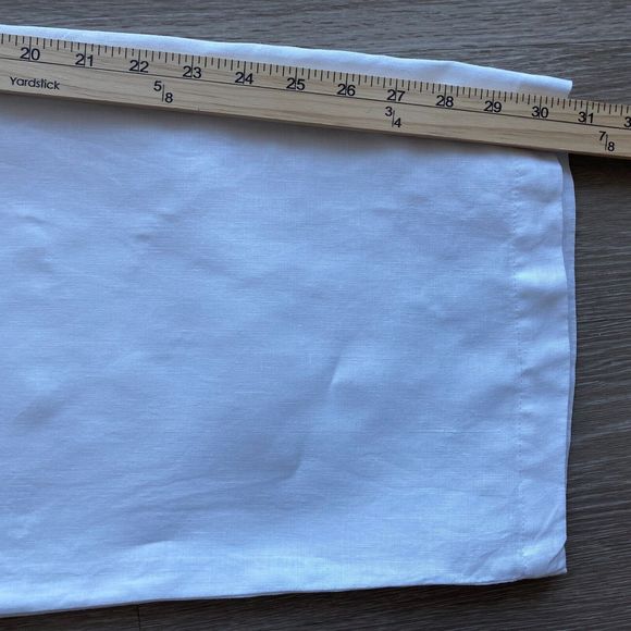 Artisan NY Women's Linen Pants XL White Elastic Waist Drawstring Relaxed Fit - Picture 8 of 9